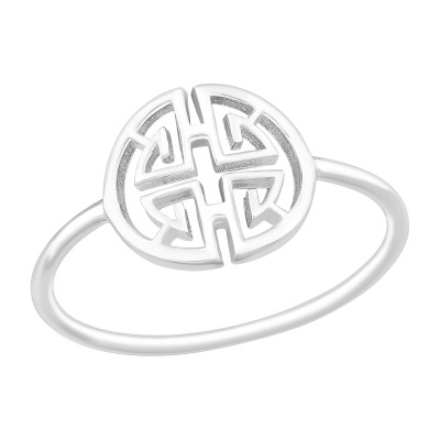 Chinese Symbol Sterling Silver Ring