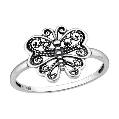 Butterfly Sterling Silver Ring
