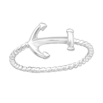 Silver Anchor Ring