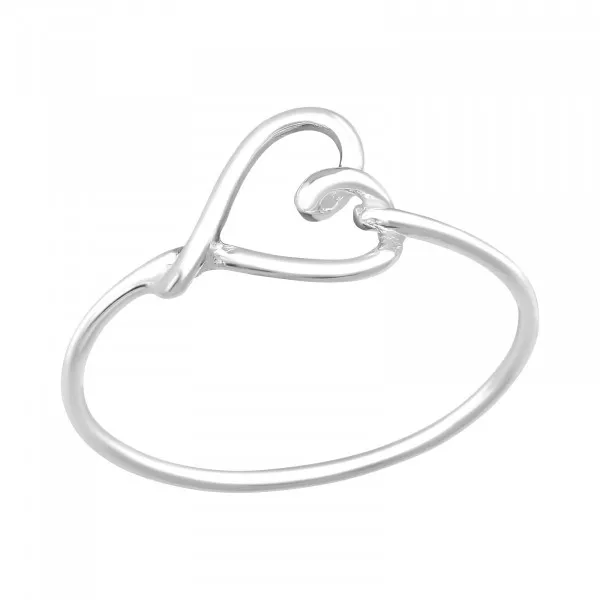 Gideal heart silver ring【silver925】 Sterling Silver Ring Amazon|925 Sterling Silver Heart