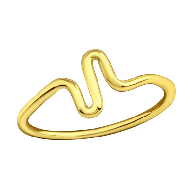 Silver Squiggle Ring