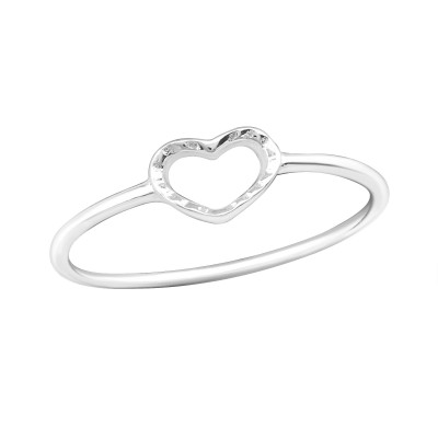 Silver Heart Ring