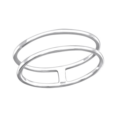 Silver Double Wire Ring