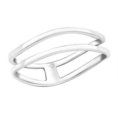 Silver Double Wire Ring