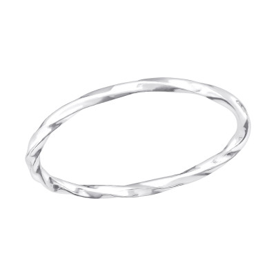 Silver Twisted Ring