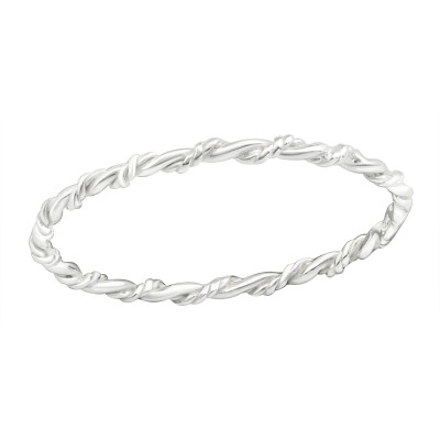 Silver Twisted Ring