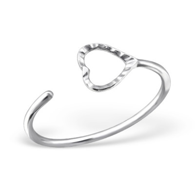 Heart Sterling Silver Ring