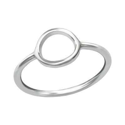 Oval Sterling Silver Ring