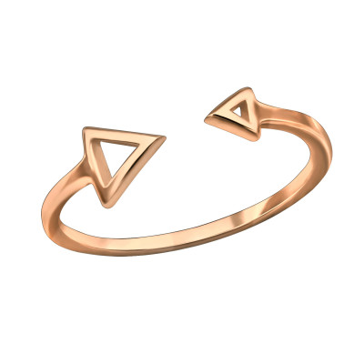 Silver Open Triangle Ring