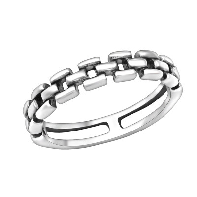 Silver Chain Ring