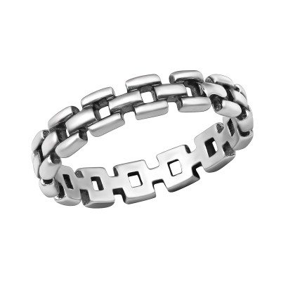 Silver Chain Ring