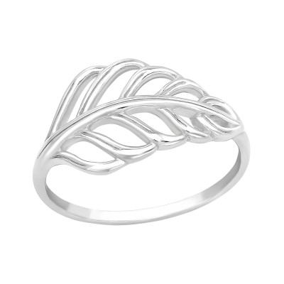 Silver Leaves Ring