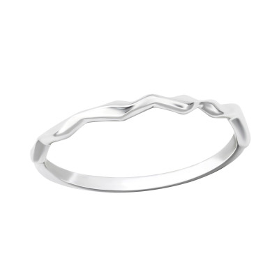 Silver Wave Ring