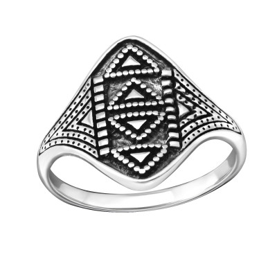 Aztec Sterling Silver Ring