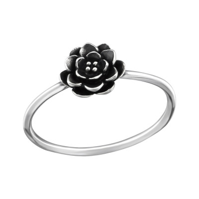 Silver Flower Ring