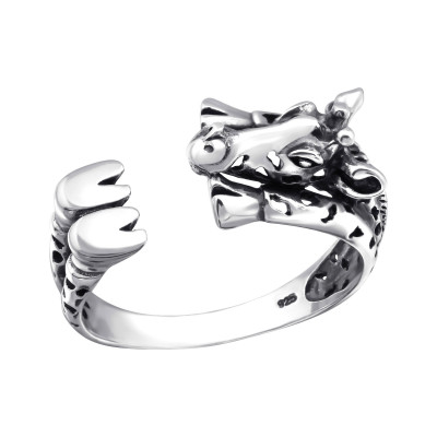 Silver Giraffe Ring