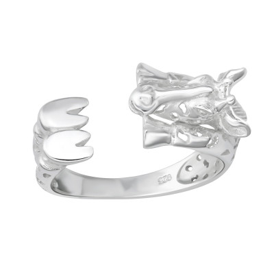 Silver Giraffe Ring