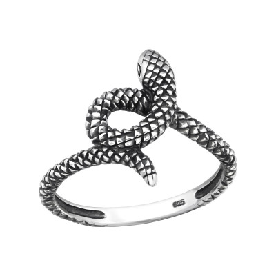 Silver Snake Ring