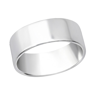 Silver 7mm Band Ring