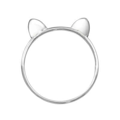 Silver Cat Ring