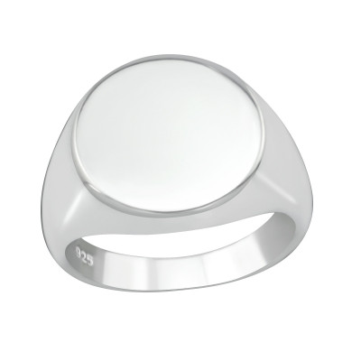 Silver Round Ring