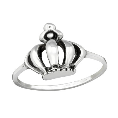 Silver Crown Ring Ring