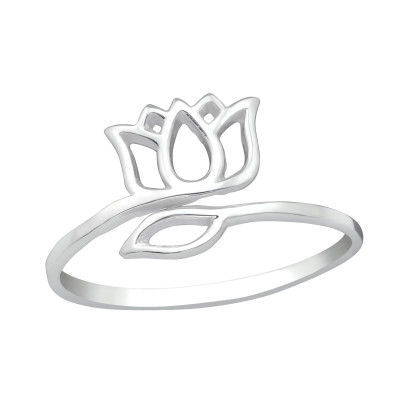 Silver Tulip Ring