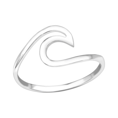 Silver Wave Ring