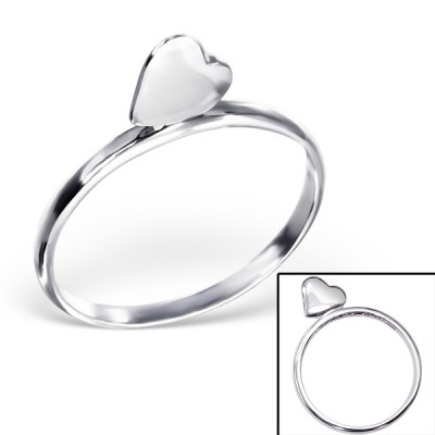 Heart Sterling Silver Ring