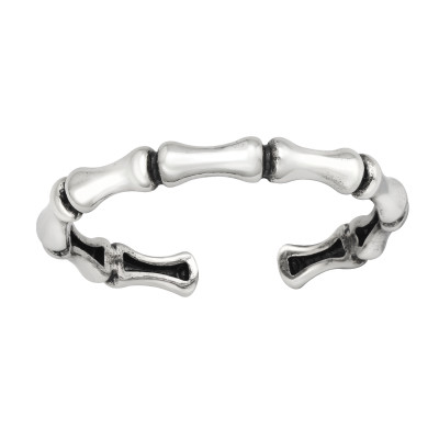 Silver Bone Adjustable Toe Ring