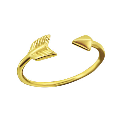 Silver Arrow Adjustable Toe Ring