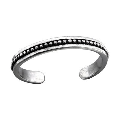 Silver Line Adjustable Toe Ring