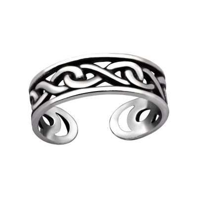 Silver Chain Adjustable Toe Ring