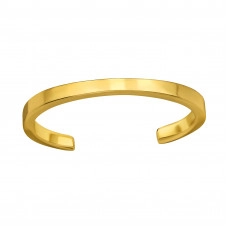 Silver Band Adjustable Toe Ring