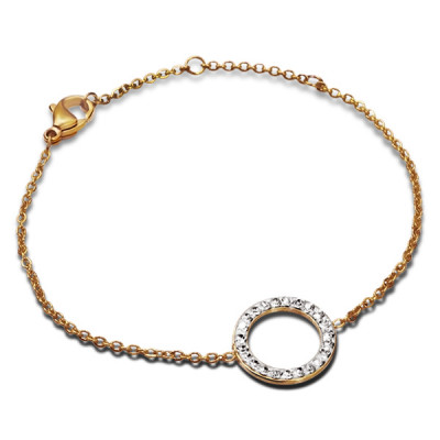 Circle Stainless Steel Bracelet for Women