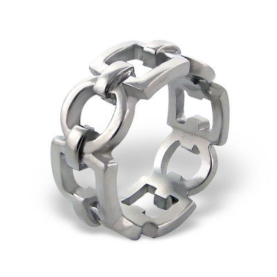 Chain Stainless Steel Ring