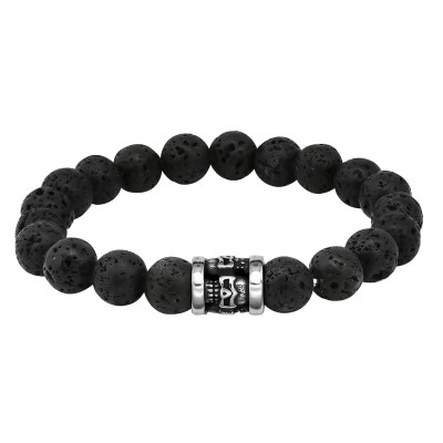 High Polish Surgical Steel Lava Bracelet for Men