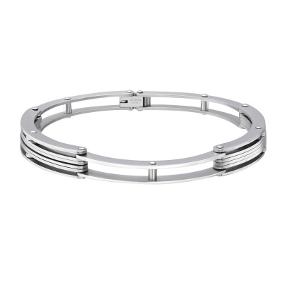 High Polish Surgical Steel Link Bracelet for Men