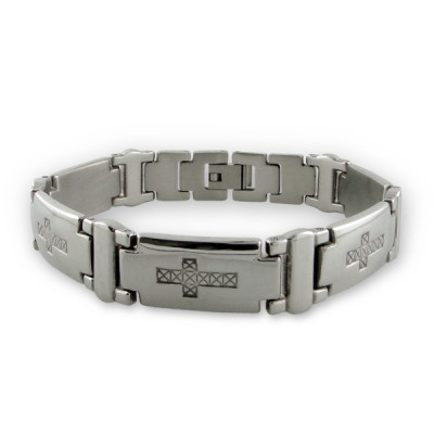 Chained Links Stainless Steel Bracelet for Men