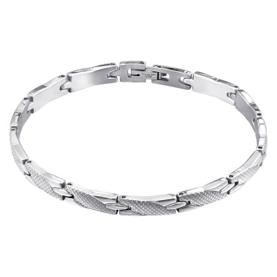 High Polish Surgical Steel Interweave Bracelet for Men