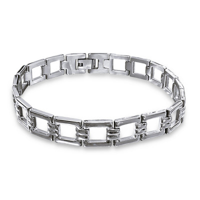 Bicycle Chain Stainless Steel Bracelet for Men