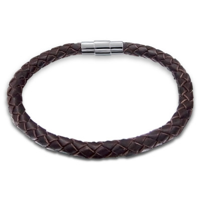 High Polish Stainless Steel Cable Bracelet for Men