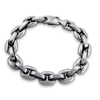 Curb Stainless Steel Bracelet for Men
