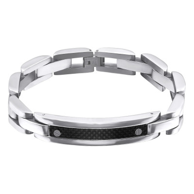 High Polish Surgical Steel Bangle Bracelet for Men