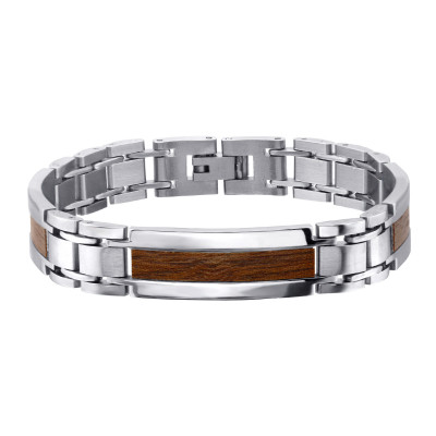 High Polish Surgical Steel Plain Bracelet for Men