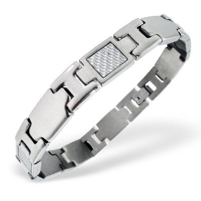 Chain Link Stainless Steel Bracelet for Men