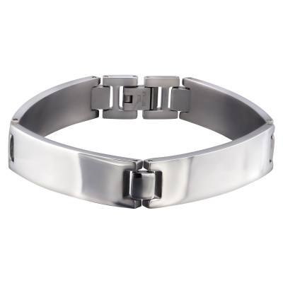 High Polish Surgical Steel Bangle Bracelet for Men