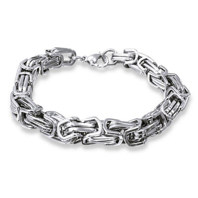 Carving Stainless Steel Bracelet for Men