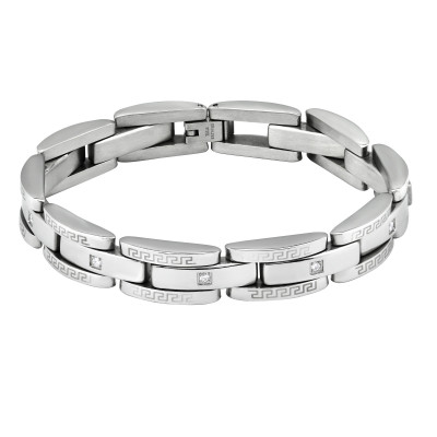 High Polish Surgical Steel Link Bracelet for Men