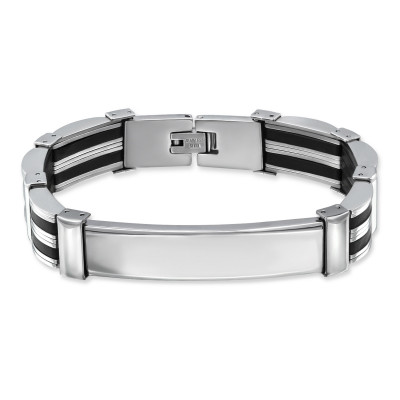 Surgical Steel Tag Bracelet for Men